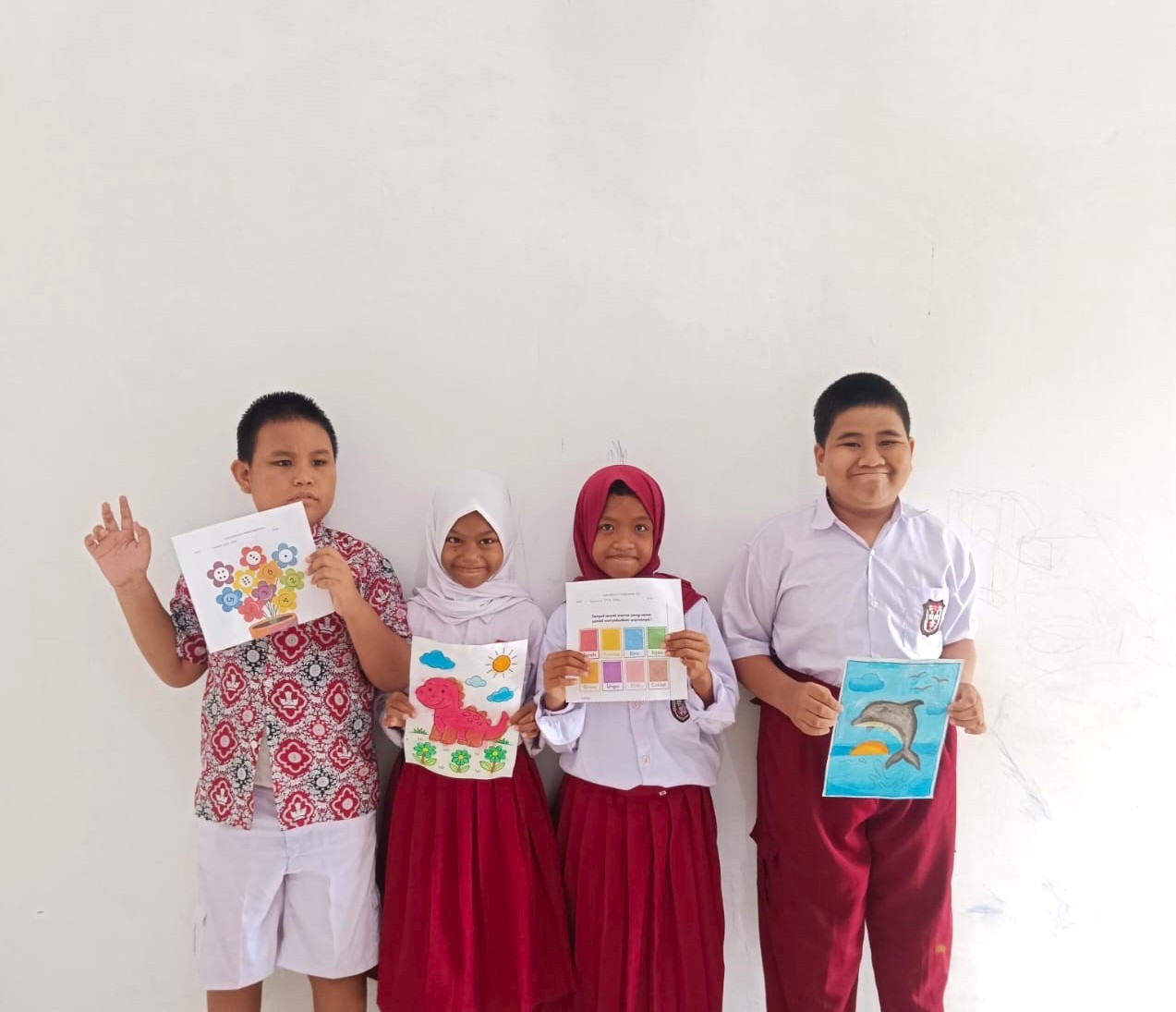 Kegiatan Mewarnai SLB Adinda Humaira